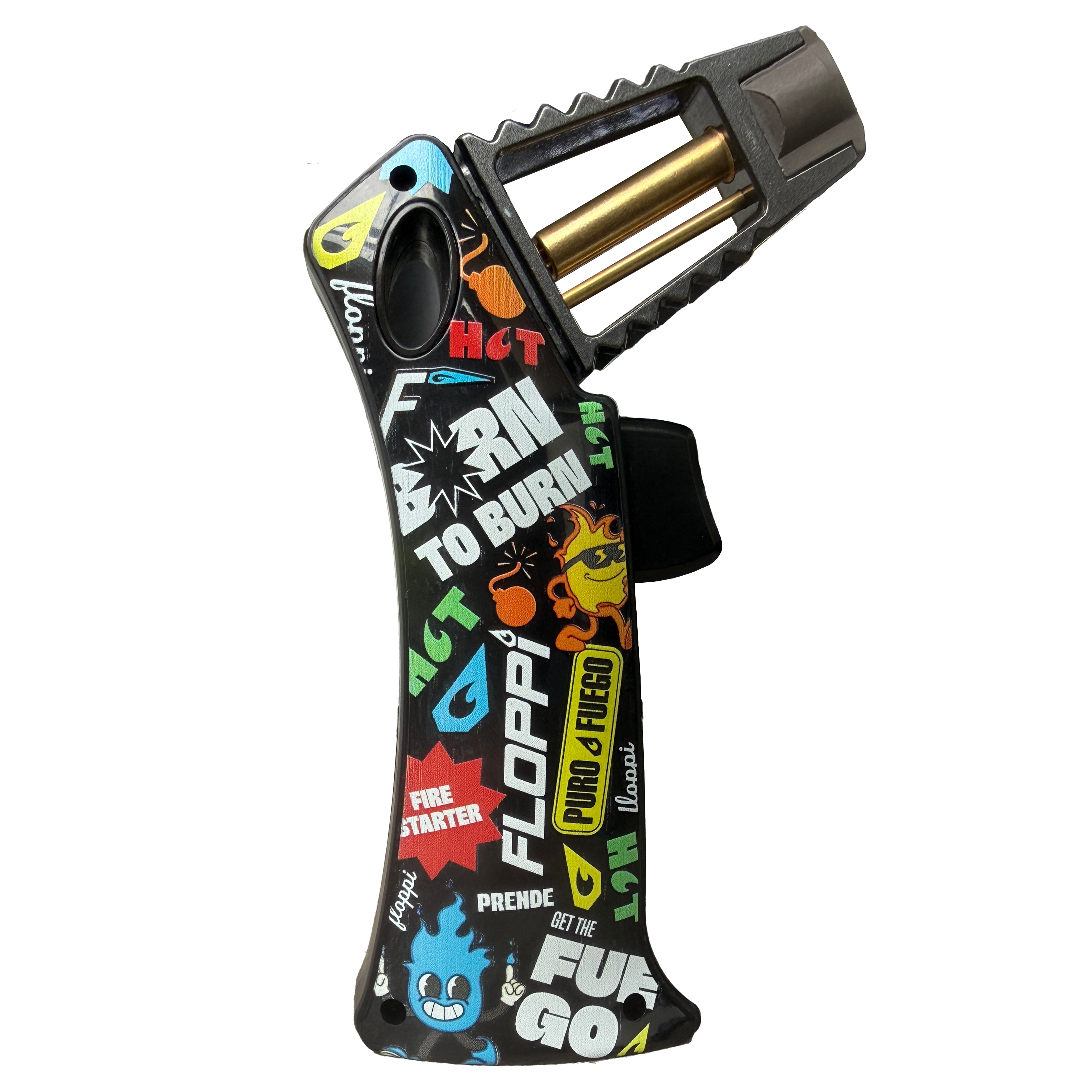 Combo Flameador Grande Floppi FG01 EDICION LIMITADA con lata de Gas Butano RG11X