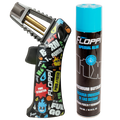 Combo Flameador Grande Floppi FG01 EDICION LIMITADA con lata de Gas Butano RG11X