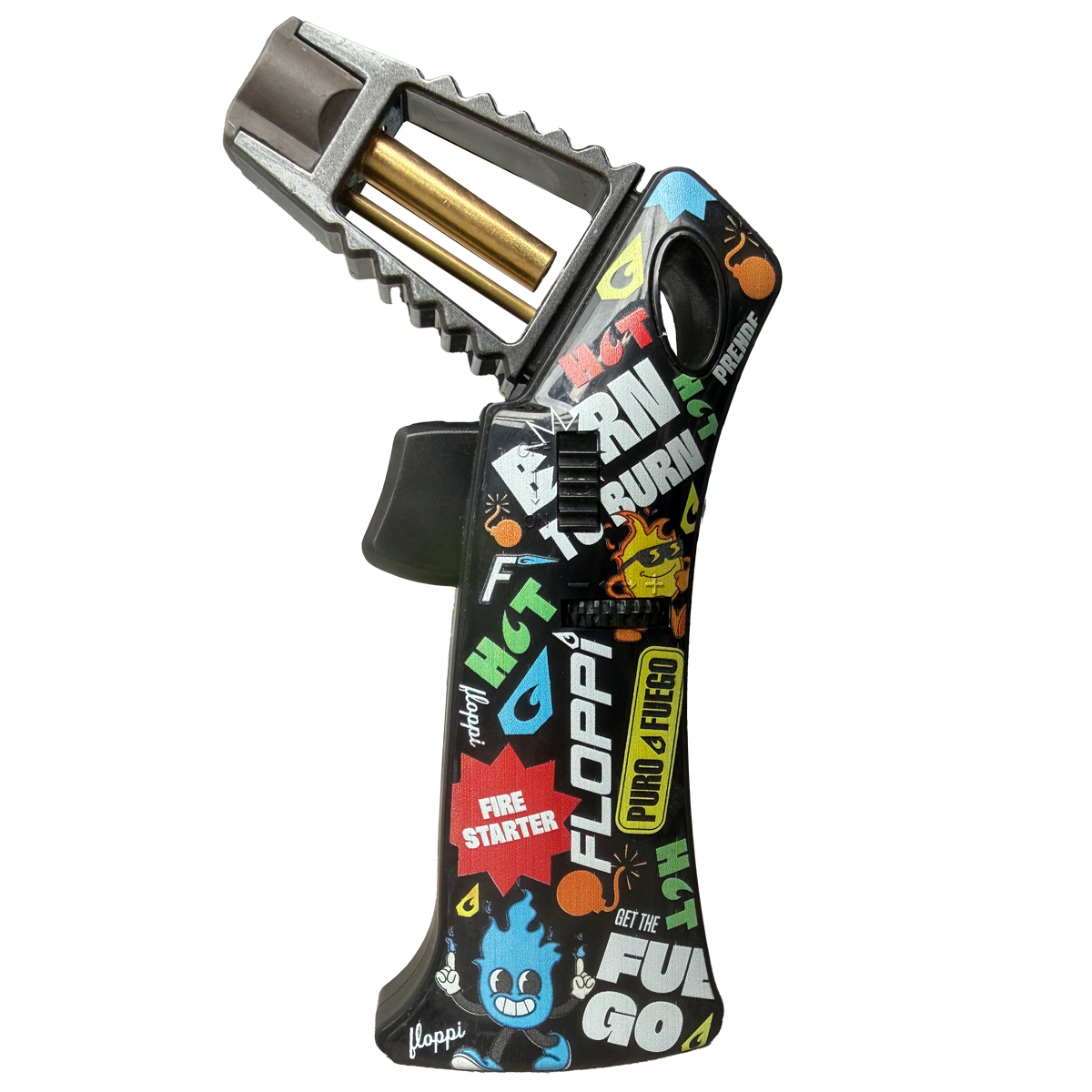 Combo Flameador Grande Floppi FG01 EDICION LIMITADA con lata de Gas Butano RG11X